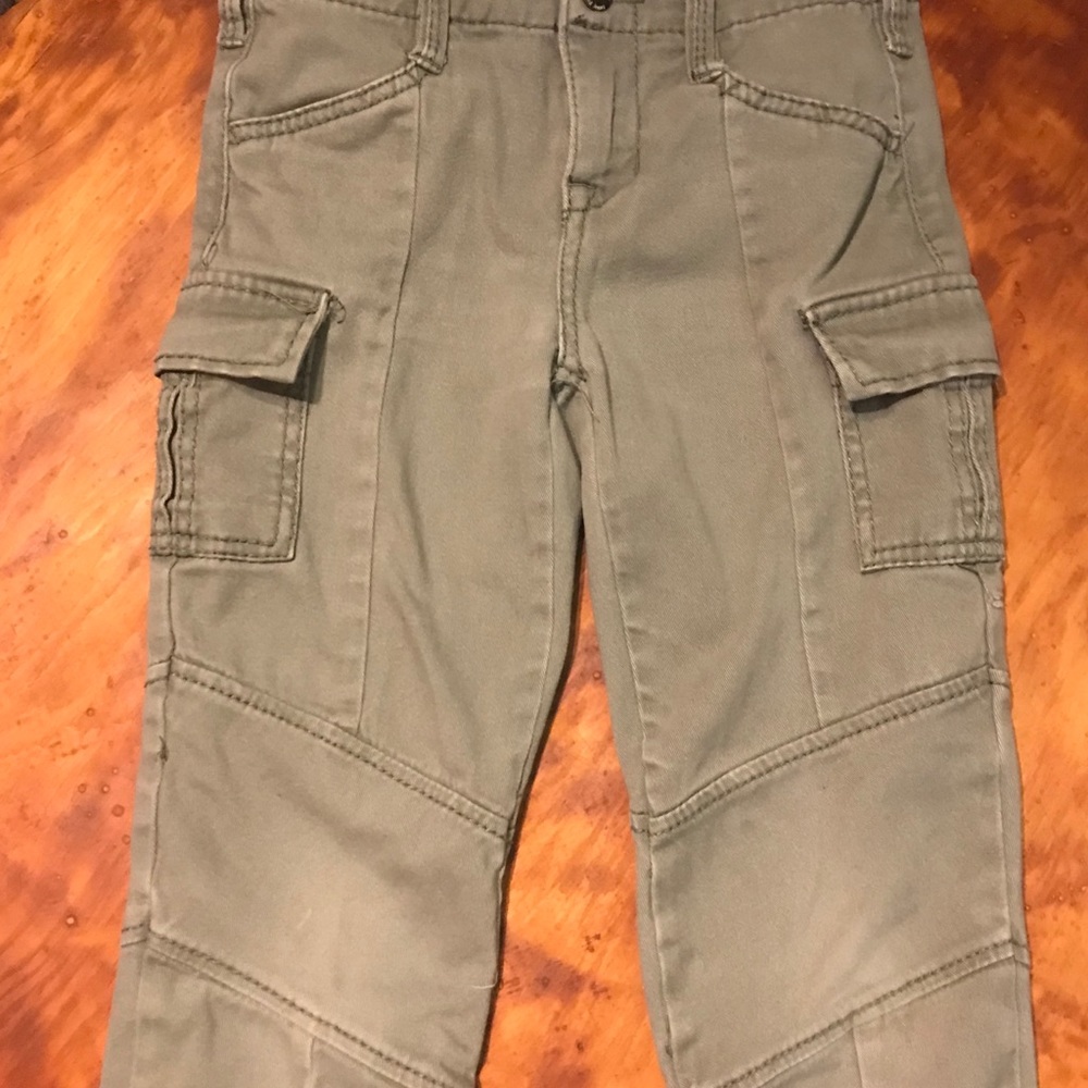 Domaine Green khaki soft cotton jeans
